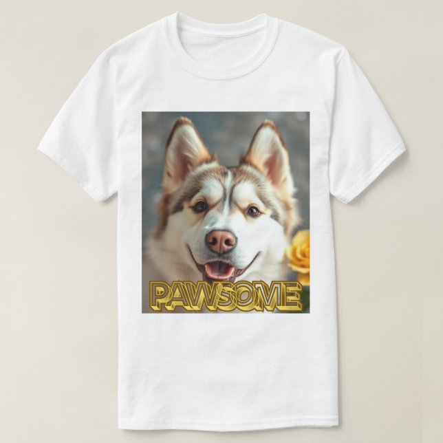 Camiseta PAWsom! (Diseño del anverso)