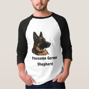 Camiseta Pawsome German Shepherd