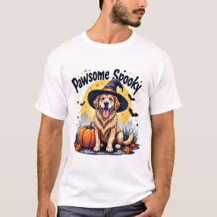 Camiseta Pawsome Spooky Season Halloween para los amantes d