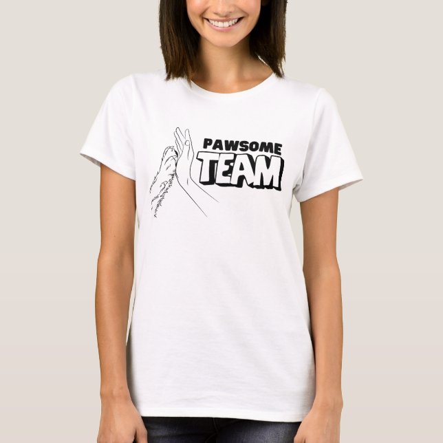Camiseta Pawsome Team (Anverso)