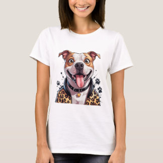 Camiseta Pawsy the Pitty: elegante y sonriente