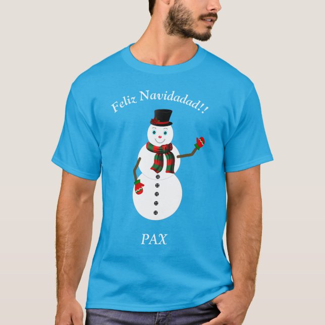 Camiseta PAX the snowman (Anverso)