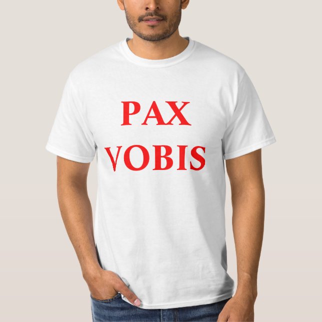 CAMISETA PAX VOBIS CAMISIA (Anverso)