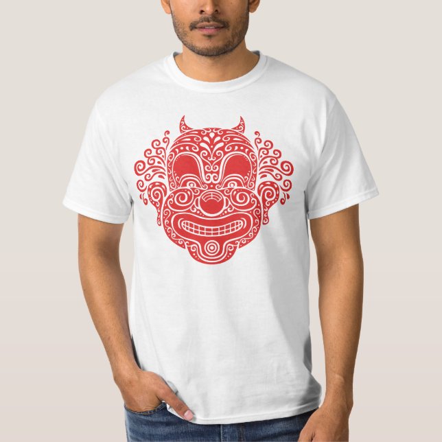 Camiseta Payaso antiguo del diablo (Anverso)