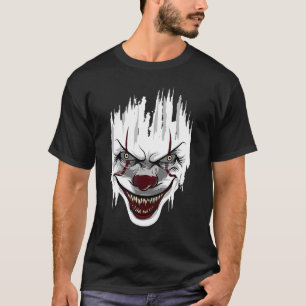 Camiseta Payaso asesino de Halloween payaso Mime Harlequin