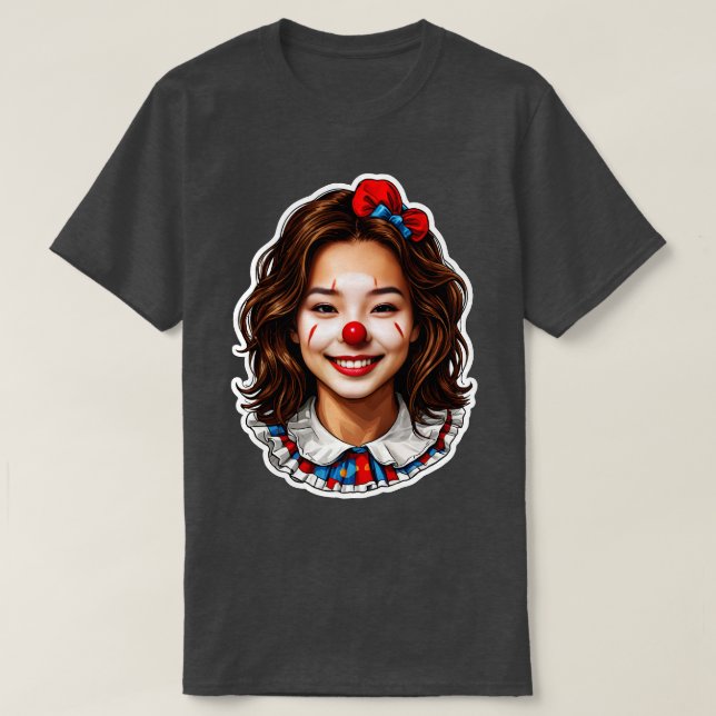 Camiseta Payaso asiático TShirt (Diseño del anverso)