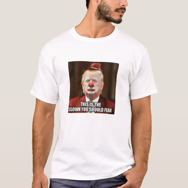 CAMISETA PAYASO ASUSTADIZO DE DONALD TRUMP (Anverso)