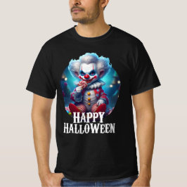 Camiseta Payaso asustado Feliz Halloween