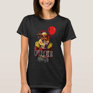 Camiseta Payaso aterrador de Halloween DABES GRATIS Disfraz