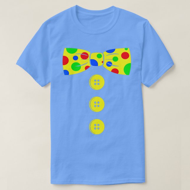 Camiseta Payaso Big Bow Tshirt Funny traje de payaso (Diseño del anverso)