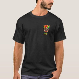 Camiseta Payaso Bolsillo Perro Circus Pastor Alemán