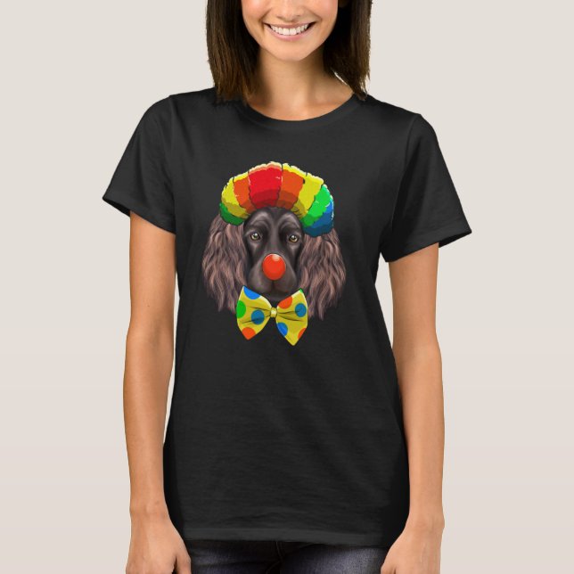 Camiseta Payaso Boykin Spaniel Circus Dog (Anverso)