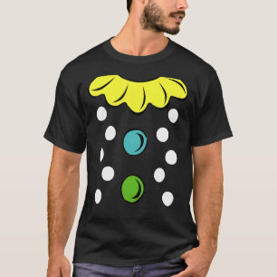 Camiseta Payaso con vago de vestuario y flores
