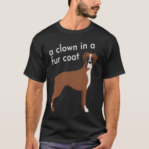 Camiseta Payaso de Boxer en un Abrigo de Pieles
