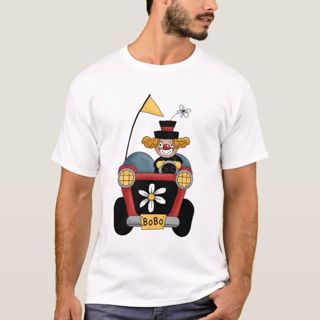 Camiseta Payaso de Circo Coche (Anverso)