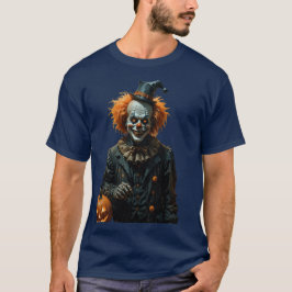 Camiseta Payaso De Esqueleto Gótico De Halloween Con Jack-O