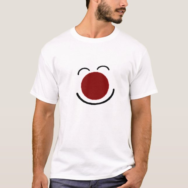 Camiseta payaso de la cara (Anverso)
