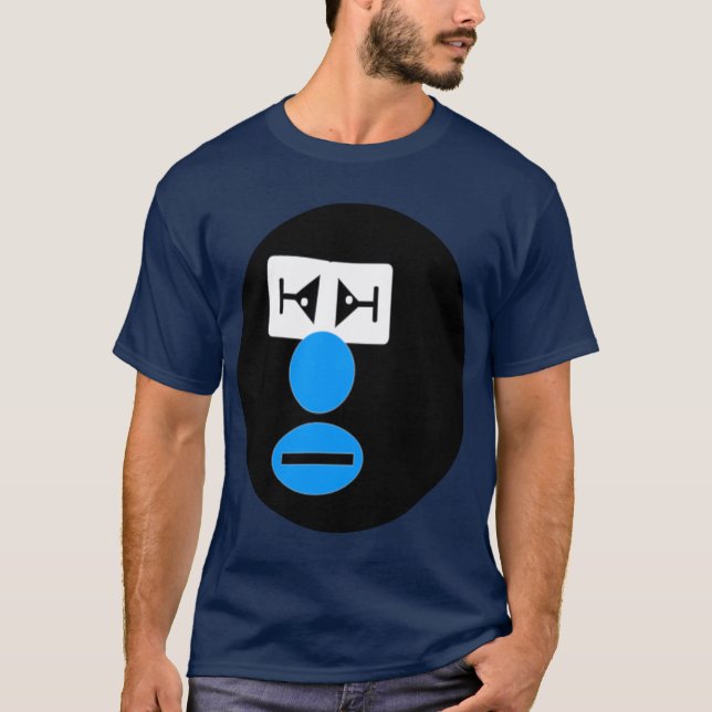 Camiseta Payaso de mala cara  (Anverso)