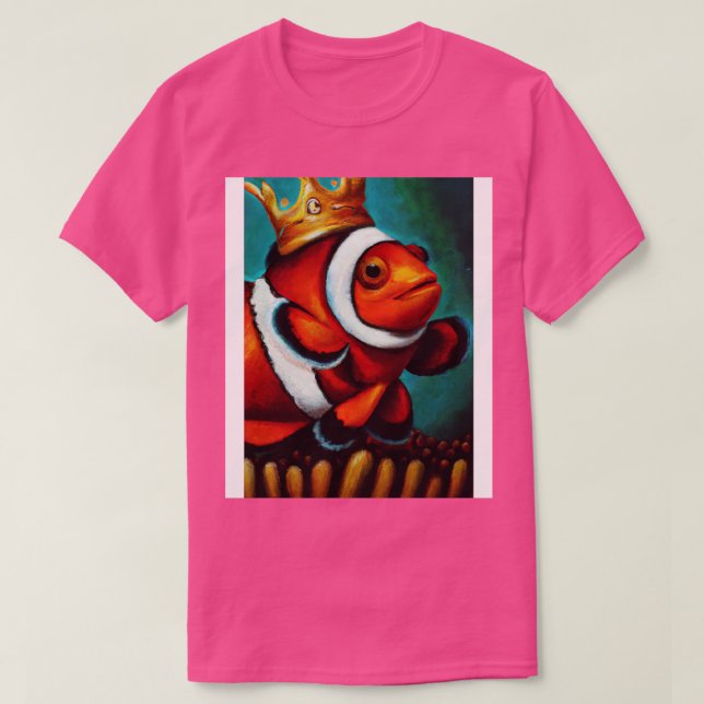 Camiseta Payaso de payaso con corona (Diseño del anverso)