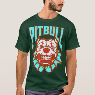 Camiseta Payaso de Pitbull, Cara de Perro, Dueño Funny de P