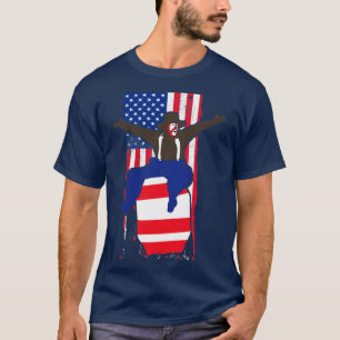 Camiseta Payaso de Rodeo Patriótico