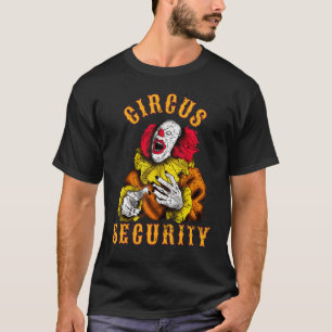 Camiseta Payaso de seguridad de circo vestido uniforme Hall