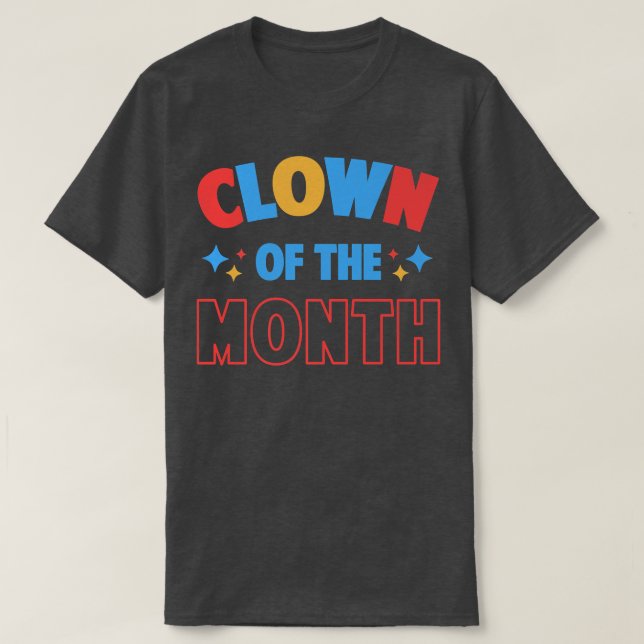 Camiseta Payaso Del Mes Clowncore Estética Funny Circo (Diseño del anverso)