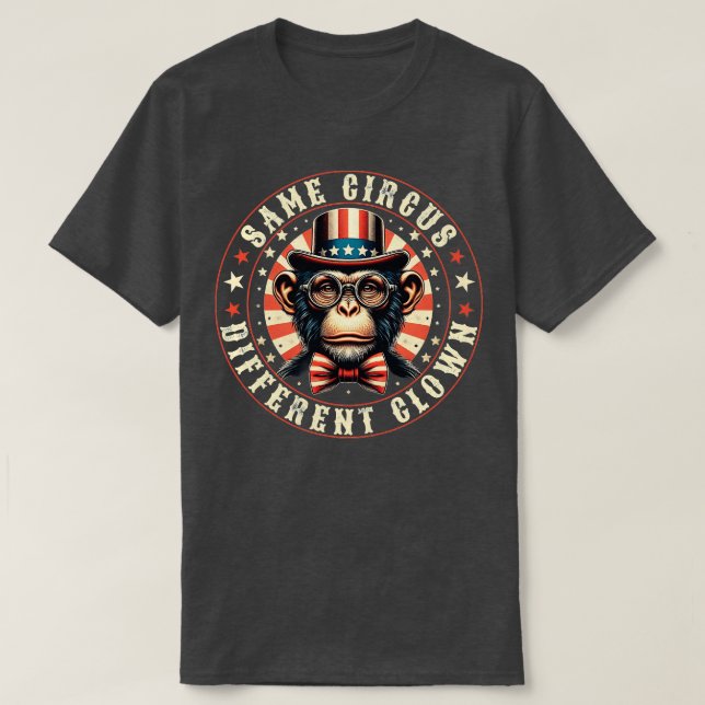 Camiseta Payaso del mismo circo diferente (Diseño del anverso)