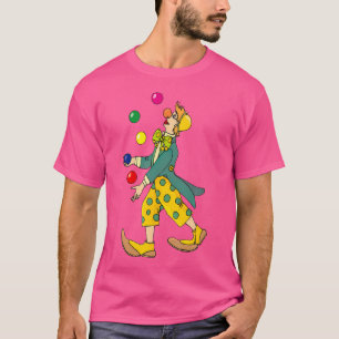 Camiseta Payaso Divertido Lanzando al Aire Bolas de Malabar