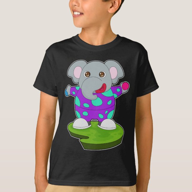 Camiseta Payaso elefante (Anverso)