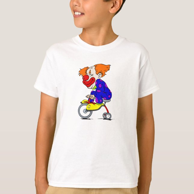 Camiseta Payaso en el triciclo (Anverso)