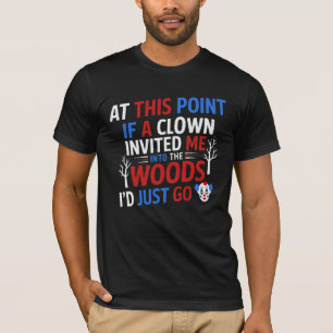 Camiseta Payaso en los Bosques