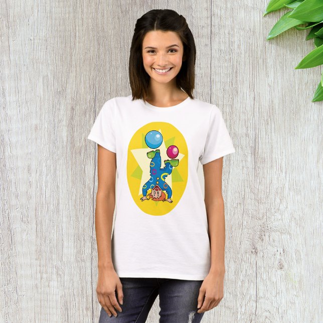 Camiseta Payaso Equilibrando Bolas Diversión Circo (Subido por el creador)