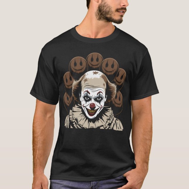 Camiseta Payaso espeluznante (Anverso)