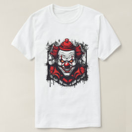 Camiseta Payaso espeluznante con una sonrisa espeluznante