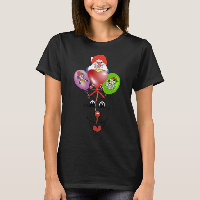 Camiseta Payaso Feliz De Cumpleaños Para Niño Chica O Niño (Anverso)