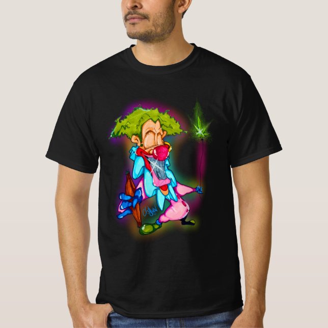 Camiseta Payaso Fumador (Anverso)