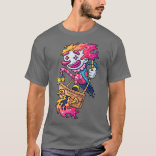 Camiseta Payaso girando con alegría
