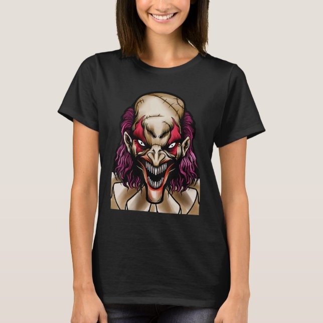 Camiseta Payaso Horror Halloween 1 (Anverso)