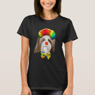 Camiseta Payaso Lhasa Apsos Circus Dog