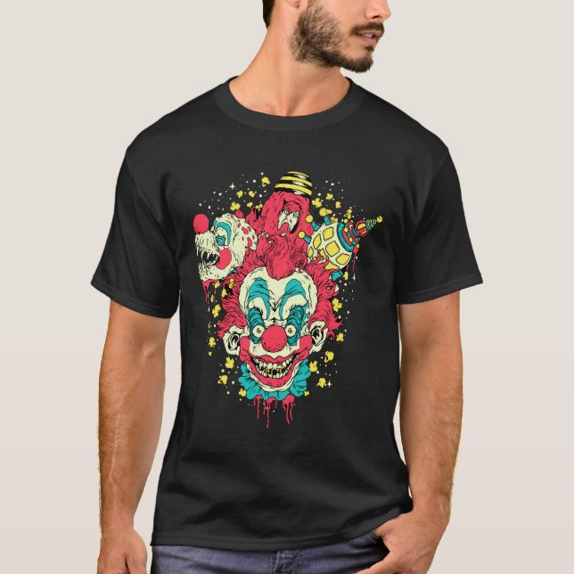 Camiseta Payaso malvado (Anverso)