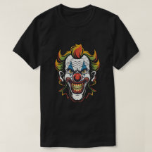 Payaso malvado con sonrisa malvada
