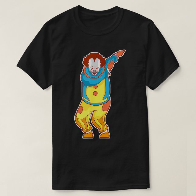 Camiseta Payaso malvado de un payaso asesino para niños (Diseño del anverso)