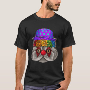Camiseta Payaso Persa Carnaval Estúpido Tema De Gato Pa