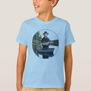 Camiseta Payaso pescador pesca divertida Halloween