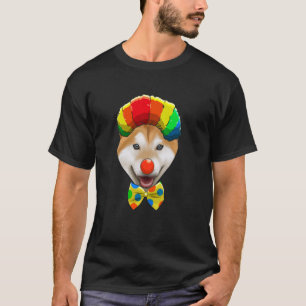 Camiseta Payaso Shiba Inu Circus Dog