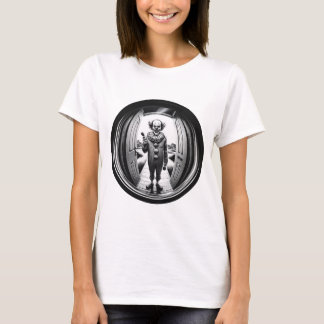 Camiseta Payaso siniestro en la puerta | Fisheye