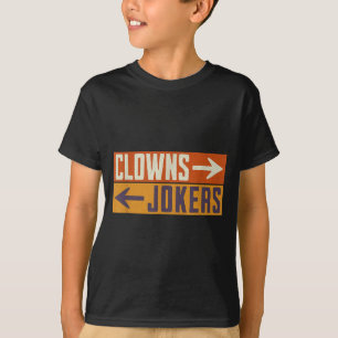 Camiseta Payasos a la derecha bromistas a la izquierda dive