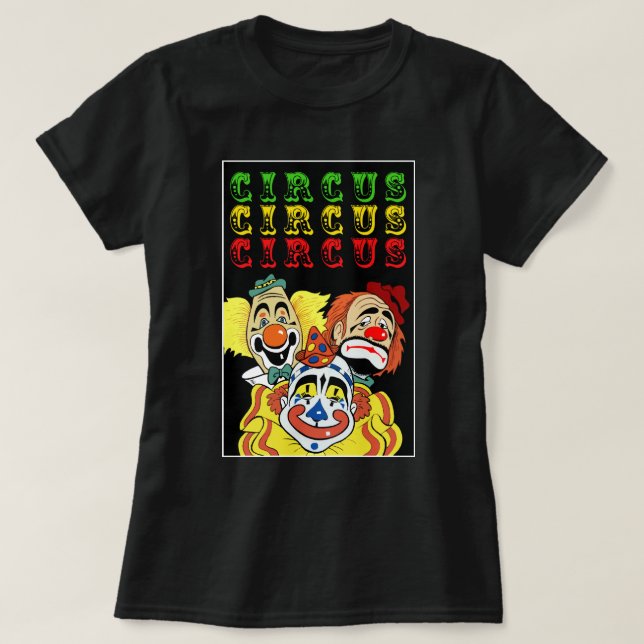 Camiseta Payasos de Circo #2 (Diseño del anverso)
