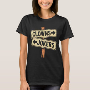 Camiseta Payasos de dirección vintage a la izquierda bromis